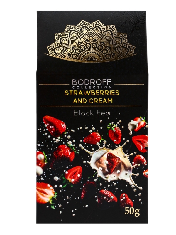 Чай черный STRAWBERRIES AND CREAM 50 г