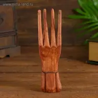 Подставка для колец дерево "Рука роспись" 20 см