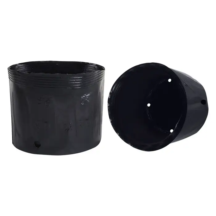 Пакет для рассады, 10 л, d = 25 см, h = 26 см, полиэтилен, чёрный, Greengo