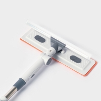 Оконная швабра с креплением на липучке 30х8 см, длина 103-145 см, 2 насадки, 45+180 поворот   107959