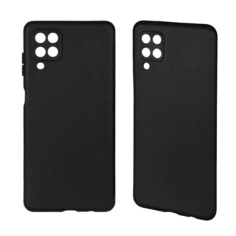 Чехол Samsung A12 4G TPU матовый черный
