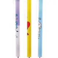 Ручка гелевая автомат СТИРАЕМЫЕ ЧЕРНИЛА, 0,5 мм, стержень синий, Чудик МИКС