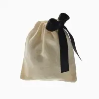 Мешочек подарочный &laquo;Нежность&raquo;, 8.5&times;7 см, бежево-чёрный