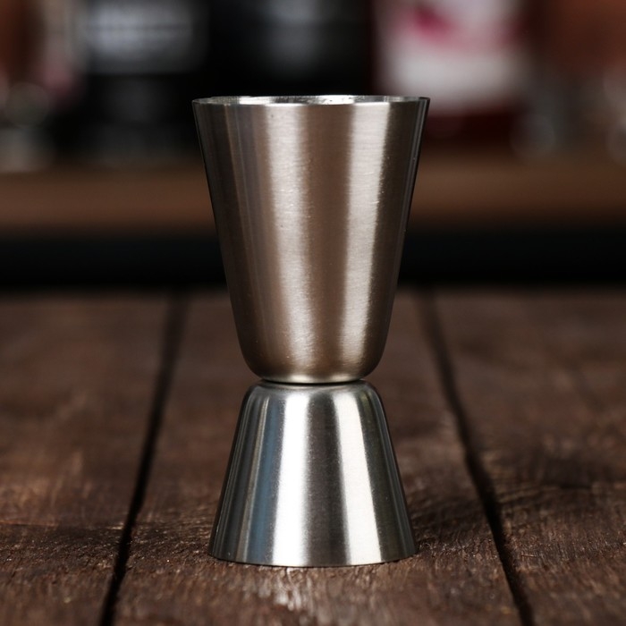 Набор для приготовления коктейлей &laquo;Главный по коктейлям&raquo;, гейзер, джиггер, шейкер 600 мл, ложка