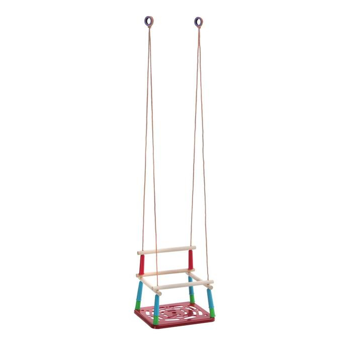 Качели подвесные, пластмассовые, сиденье 33&times;22см