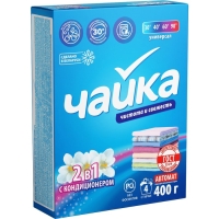 Порошок для стирки Чайка 2 в 1 &laquo;Чистота и свежесть&raquo;, автомат, 400 г