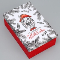 Набор новогодних подарочных коробок 15 в 1 &laquo;Счастья и любви&raquo;, 12 х 6.5 х 4 см - 46.5 х 30 х 17.5 см, Новый год