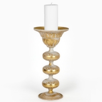 Подсвечник металл &laquo;Ярусы&raquo; для одной свечи 16 х 16 х 31 см