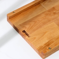 Доска разделочная с отделением под тарелку, 31&times;22&times;3,8 см, берёза