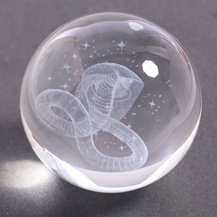 Светильник новогодний &laquo;Новый год! Золотая змея&raquo;, символ года 2025