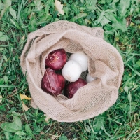 Мешок джутовый, 44 &times; 69 см, плотность 190 г/м&sup2;, плетение 34 &times; 22 нити, без завязок