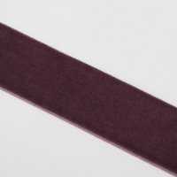 Лента бархатная, 25 мм, 18 &plusmn; 1 м, цвет ежевичный №199