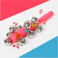 Погремушка с бубенцами &laquo;Смайлики&raquo;, цвета МИКС