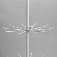 Вертушка QF, 3 яруса по 10 крючков, 30&times;30&times;65, цвет белый