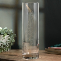 Ваза - цилиндр &laquo;Эмили&raquo; для цветов, прямая, 26,3 см, 1,1 л.