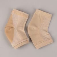 Напяточники для педикюра, увлажняющие, 16 &times; 8,5 см, ONE SIZE, цвет бежевый