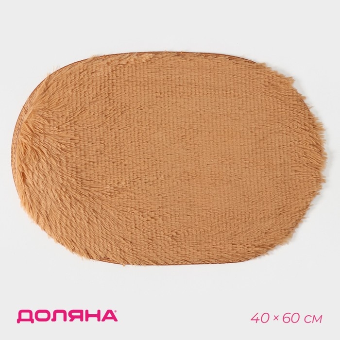 Коврик для дома Доляна &laquo;Пушистик&raquo;, 40&times;60 см, цвет МИКС