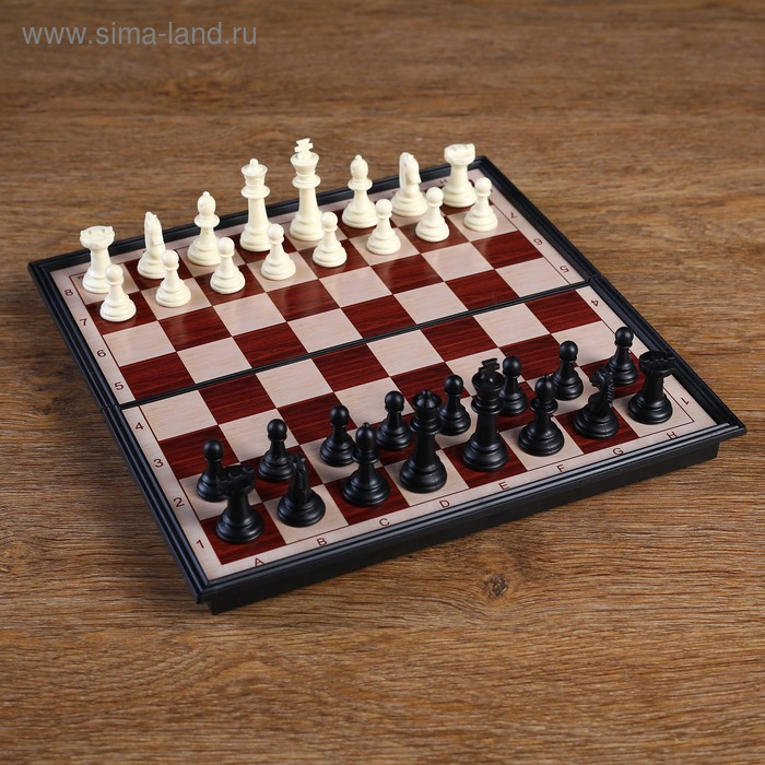 Шахматы настольные магнитные, 24 х 24 см