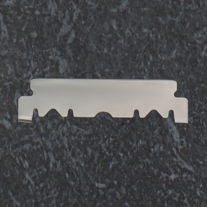 Опасная бритва, шаветт, без лезвия, 13,3 &times; 21 &times; 2,8 см, стальная, цвет серебристый