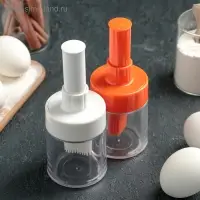 Кисть с ёмкостью, силикон, 6&times;15 см, МИКС