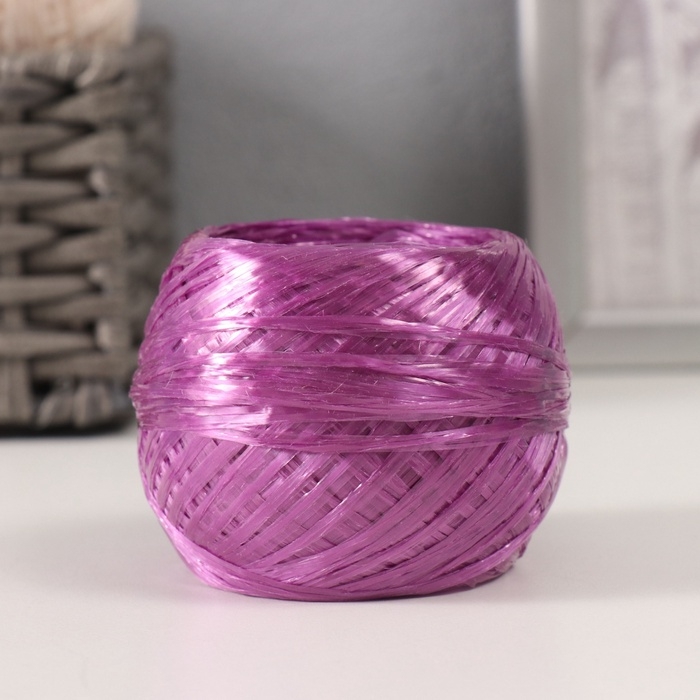 Пряжа "Для вязания мочалок" 100% полипропилен 200м/50&plusmn;10 гр клубок (набор 3 шт МИКС #10)