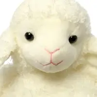 Мягкая игрушка "Ягнёнок" цвет белый, 20 см