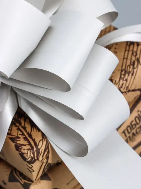 Бант - шар №4.5, серебро