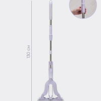 Швабра со складным отжимом PVA Future Alp &laquo;Edelweiss&raquo;, насадка &laquo;Elastic&raquo;