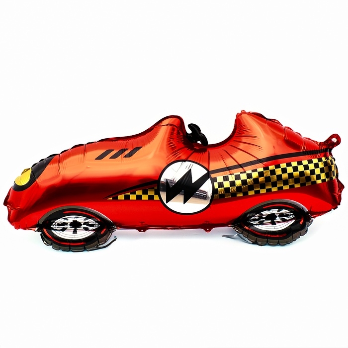 Воздушный шар фольгированный детский 55" &laquo;Гоночная машинка&raquo;, фигура