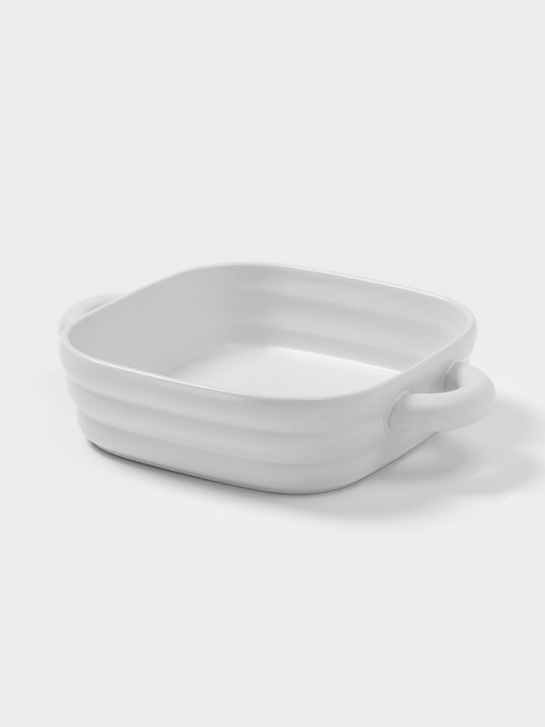 Форма для запекания Доляна &laquo;Зефир&raquo;, 1,5 л, 21&times;21 см, квадратная, керамика, белая