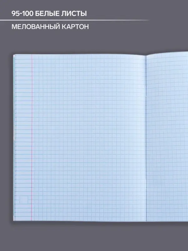 Тетрадь предметная 48 листов в клетку Calligrata, &laquo;Коллаж. Геометрия&raquo;, обложка мелованный картон