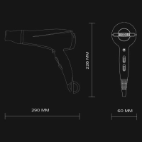 Фен SC-HD70I76, мощность 2200 Вт