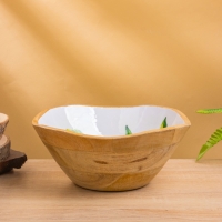 Салатник "Лимоны" дерево манго 23х23х10,5 см