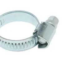 Хомут червячный ZEIN engr, несквозная просечка, диаметр 16-25 мм, ширина 9 мм, оцинкованный