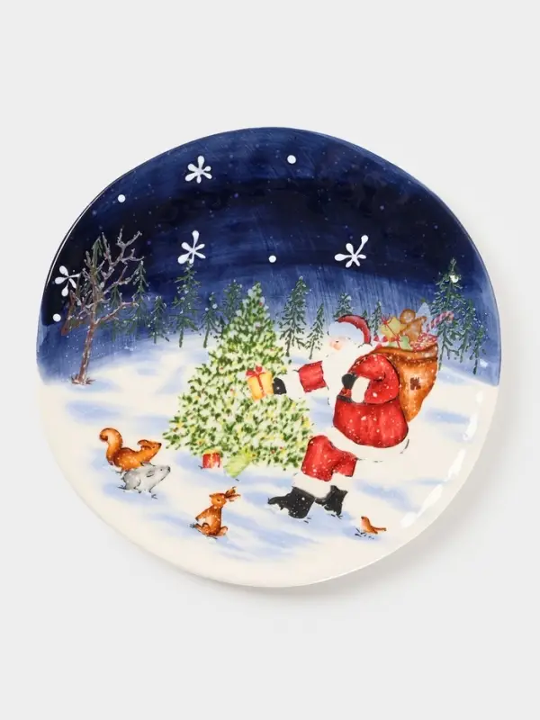 Тарелка "Новогодняя ночь" 22,5х22,5х2 см