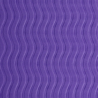 Коврик для фитнеса и йоги ONLYTOP, 183x61x 0,8 см, цвет фиолетовый/темно-фиолетовый