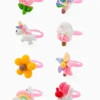 Кольцо &laquo;Выбражулька&raquo; единорог, сладости, форма МИКС, цветное, безразмерное