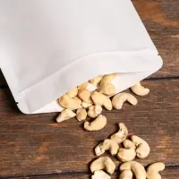 Пакет Zip-lock Крафт, белый, с прямоугольным окном 20&times;30 см