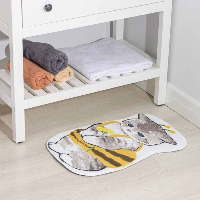 Коврик для дома Доляна &laquo;Крошка Киса&raquo;, 40&times;60 см