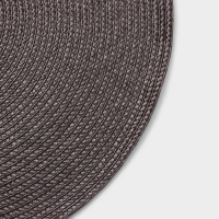 Набор салфеток сервировочных на стол Доляна &laquo;Лофт&raquo;, 4 шт, d=38 см, цвет коричневый