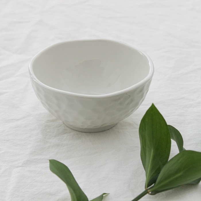 Миска керамическая &laquo;Воздушность&raquo;, 300 мл, d=11,5 см, цвет белый