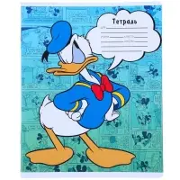 Тетрадь в линейку 24 листа, 5 видов МИКС, обложка мелованная бумага, &laquo;Минни Маус&raquo;