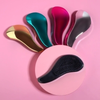 Расчёска массажная, 5,5 &times; 15 см, цвет МИКС