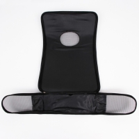 Сумка-переноска каркасная "Играющие котики", размер S, 37,5 х 17 х 22 см, серая