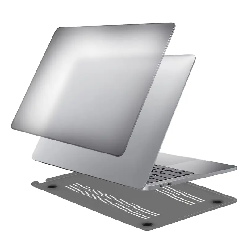 Чехол Mbook Air 13 (2025/2024/2022) кристалл черный (A2681 M2/A3113 M3/A3240 M4) (54шт/кор)