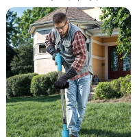 Аккумуляторный садовый триммер КТ-4304 - 650 Вт