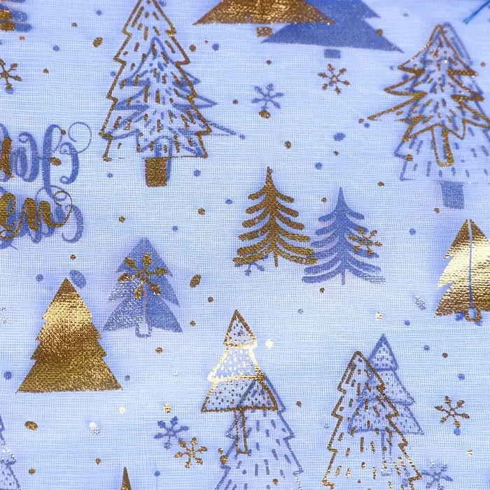 Мешочек подарочный органза &laquo;С новым счастьем&raquo;, 16 х 24 см +/- 1.5 см