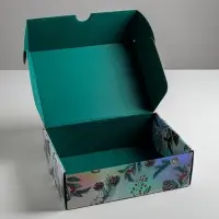 Коробка подарочная новогодняя складная &laquo;Happy New Year&raquo;, 30,5 х 22 х 9,5 см, Новый год