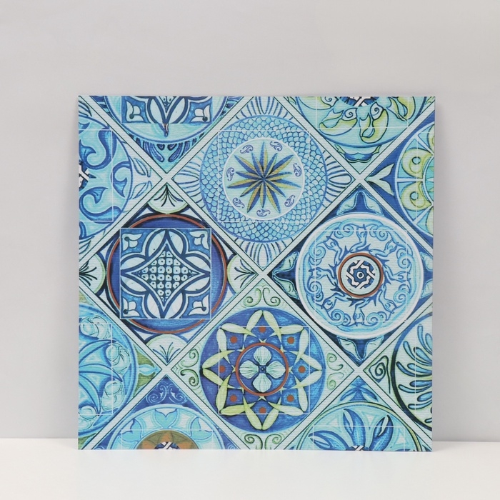 Фотофон двусторонний картон плотность 350 гр "Керамическая плитка" 50х50 см