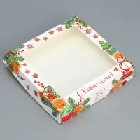 Коробка складная &laquo;Счастья, уюта, тепла&raquo;, 20 х 20 х 4 см